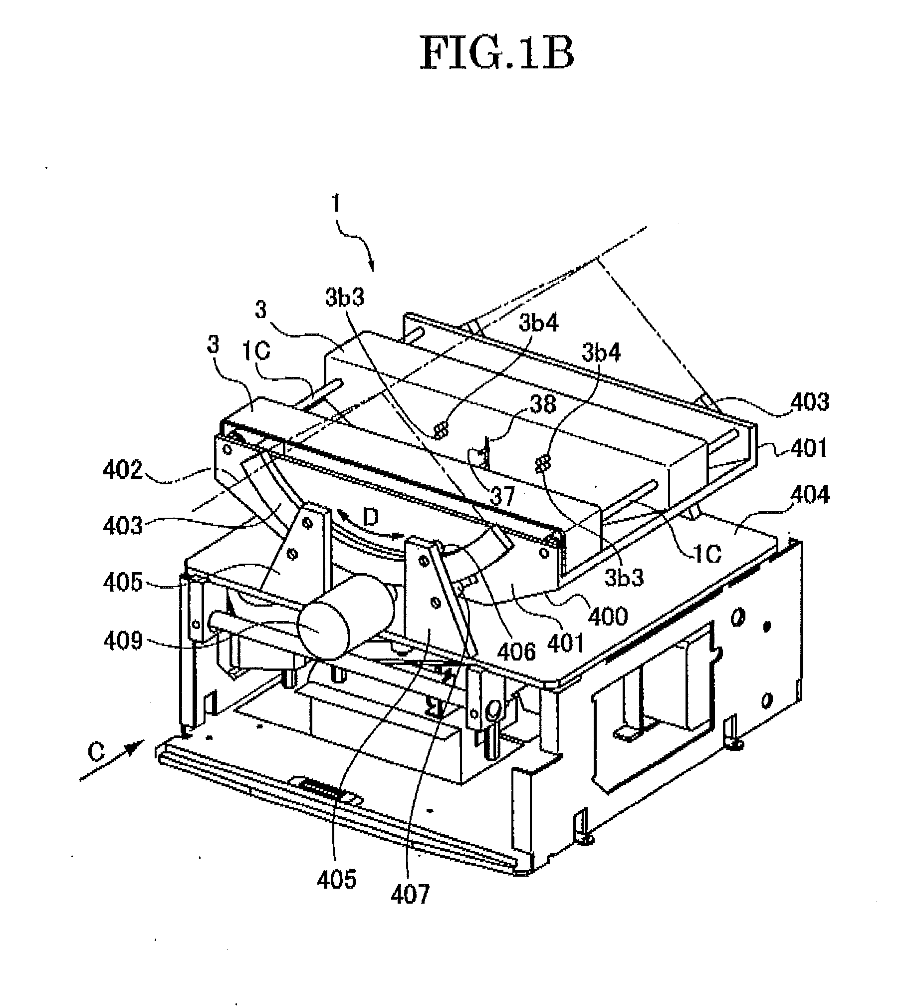 Spectacle lens frame shape measuring apparatus