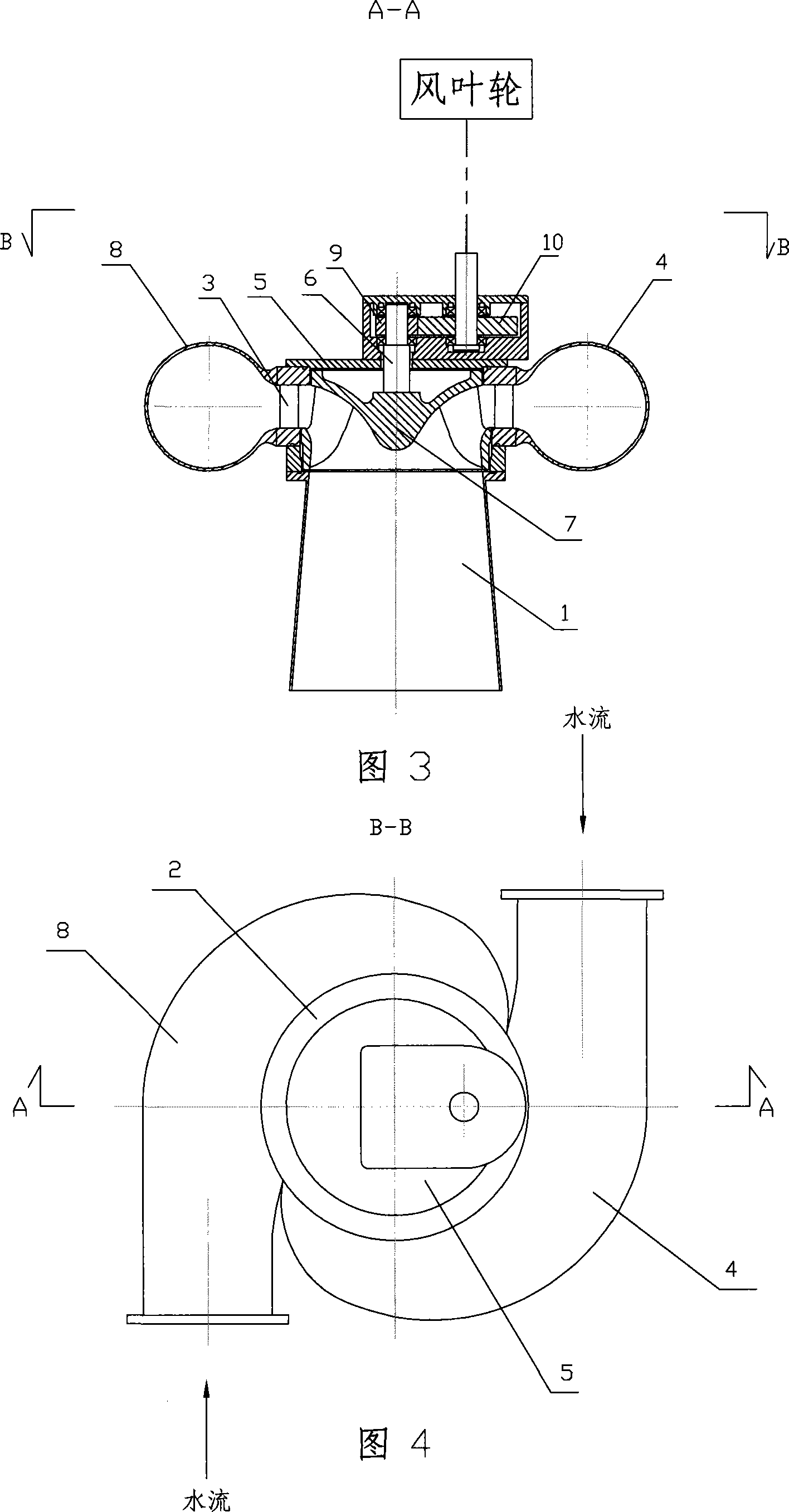 Hydraulically-driven fan for cooling tower