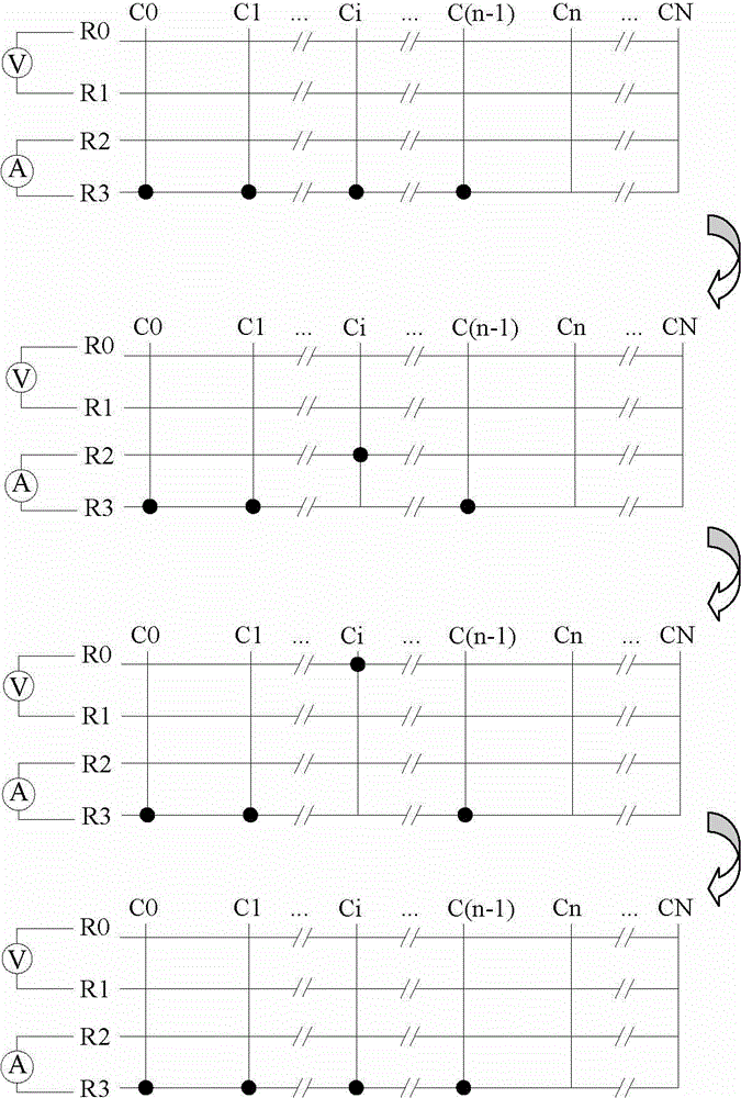 Multi-channel galvanic corrosion test system and method based on micro electrode array