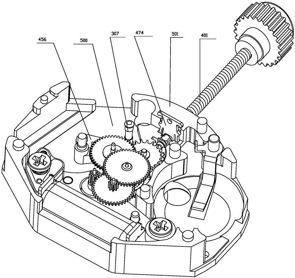 Clutching-wheel-free electronic hand setting and time-correction pointer type quartz watch movement