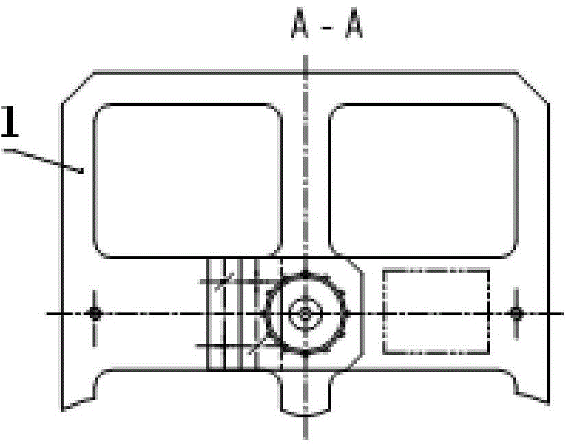 Device for punching valve casing seal chamfer