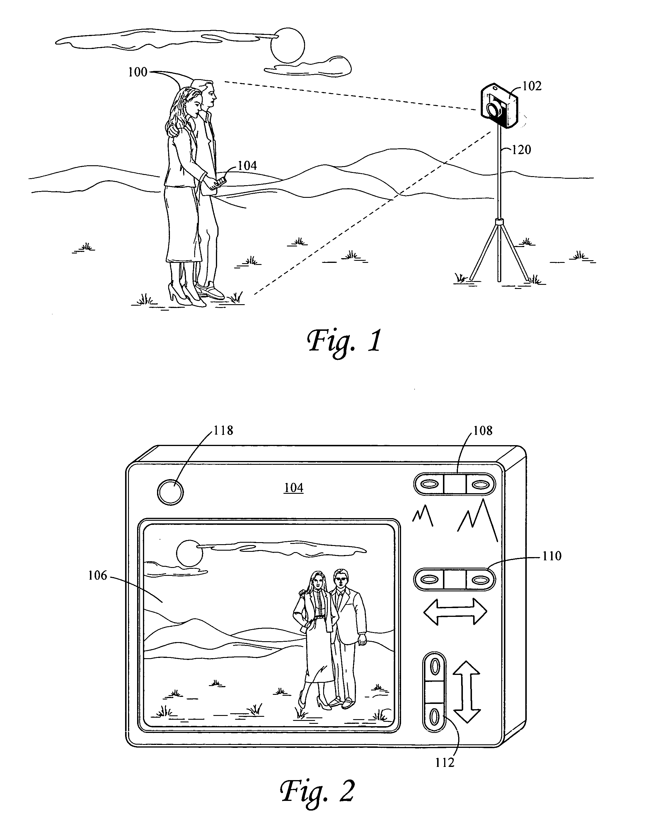 Remote view and controller for a camera