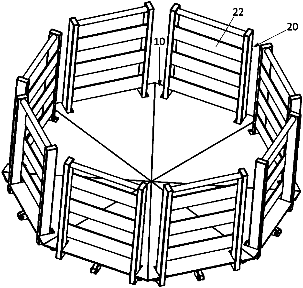 Linkage turnover device and multi-degree-of-freedom platform with same