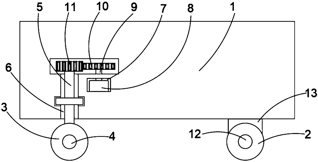 Steering mechanism of AGV