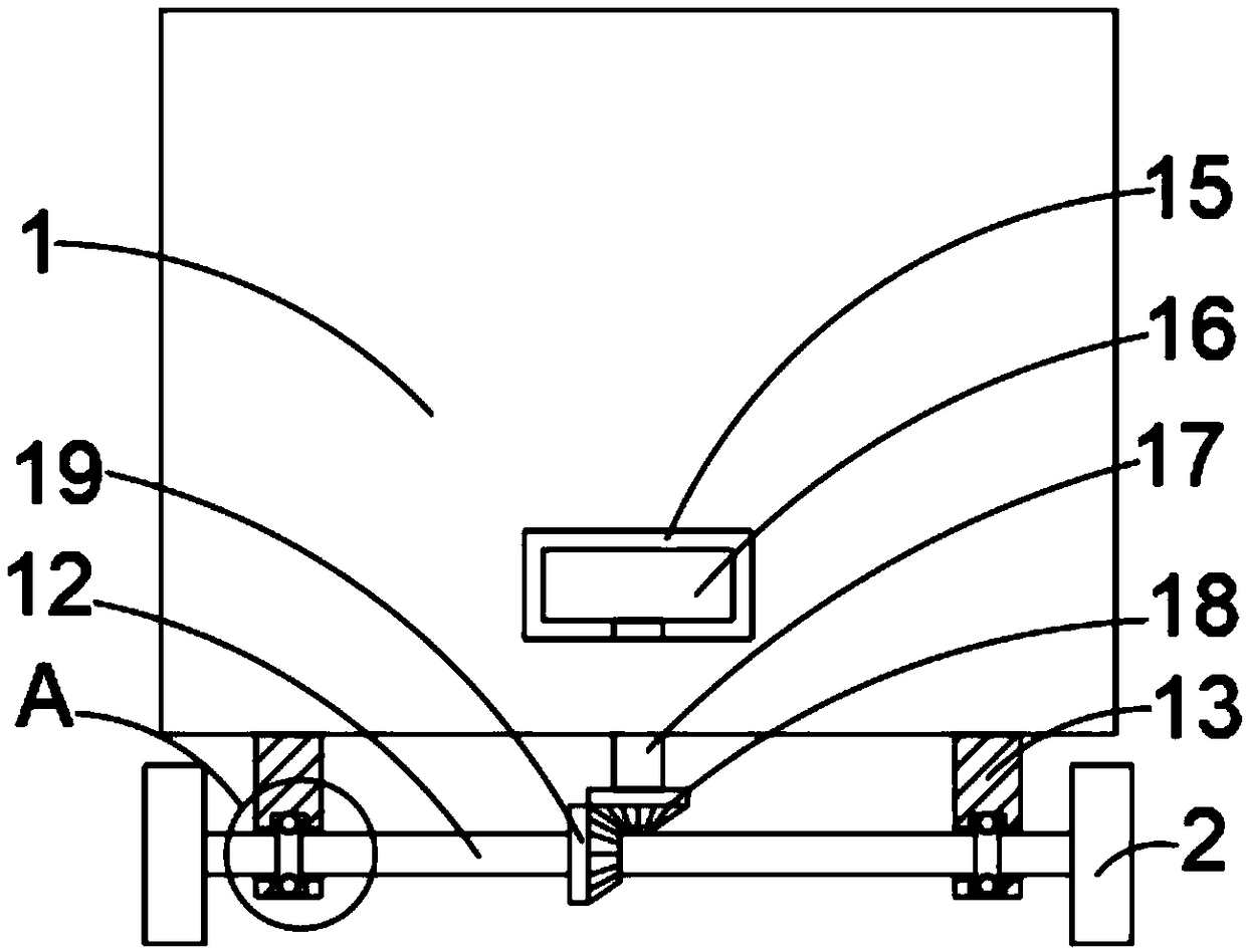 Steering mechanism of AGV