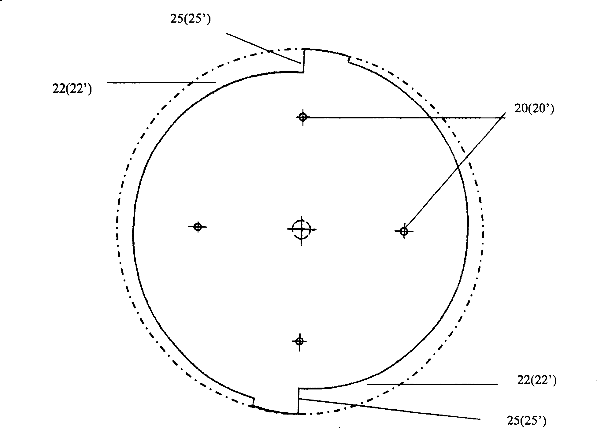 Winding-structured engine tail gas processing device with metal as carrier