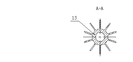 Combined device for generating power through tidal power and desalinating sea water