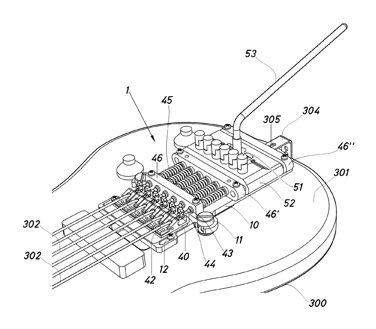 Device for altering the tension of the strings of a stringed musical instrument