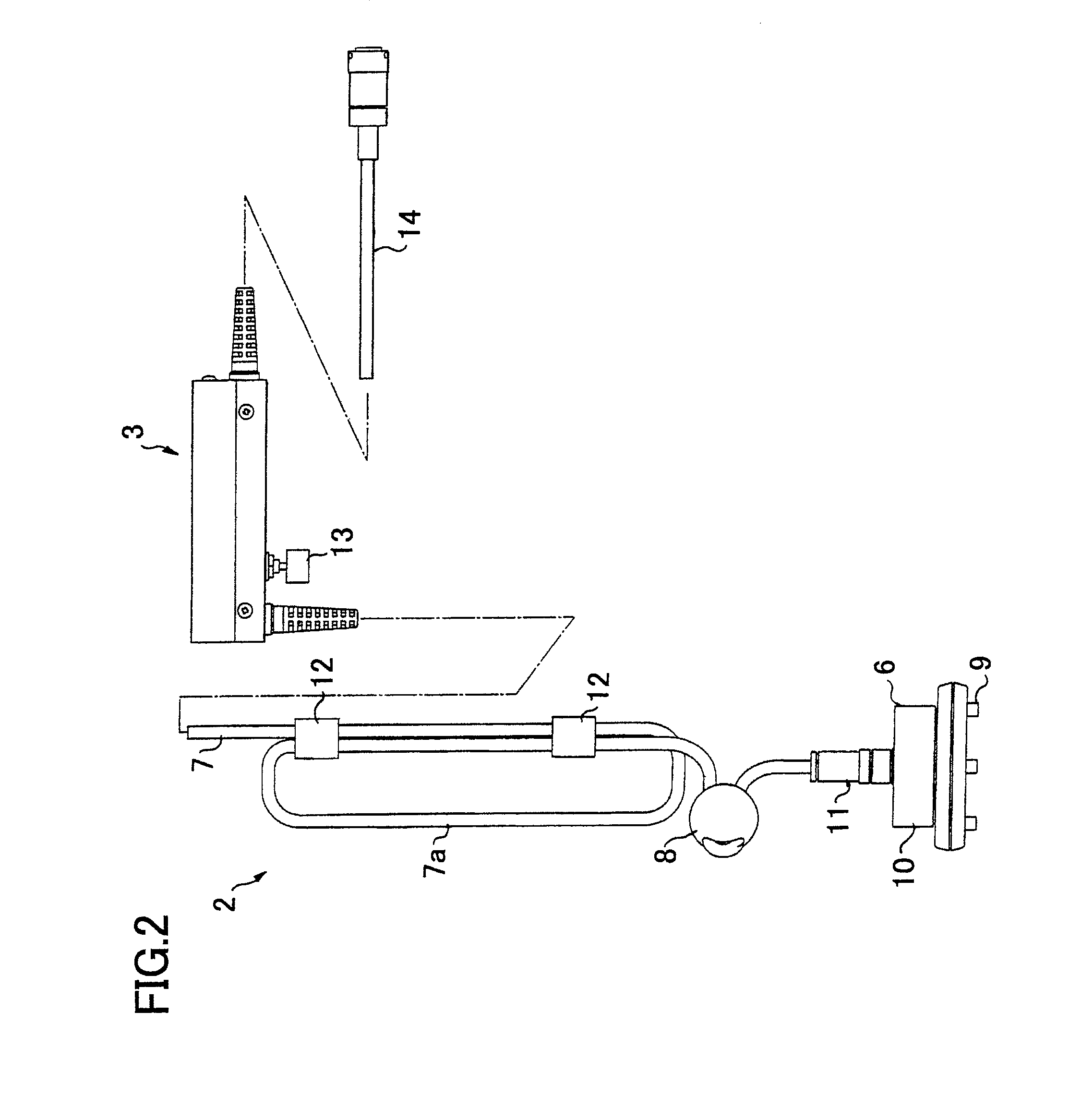 Acoustic leak detector with noise cancellation