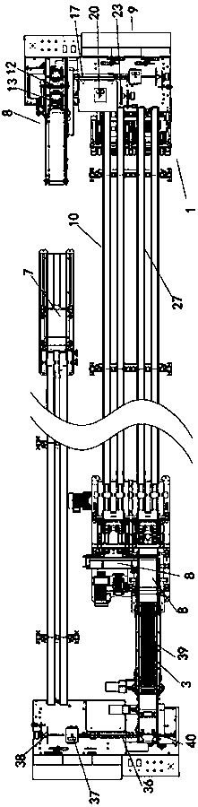 Single-drawing-strip-belt paint glazing line and working method thereof