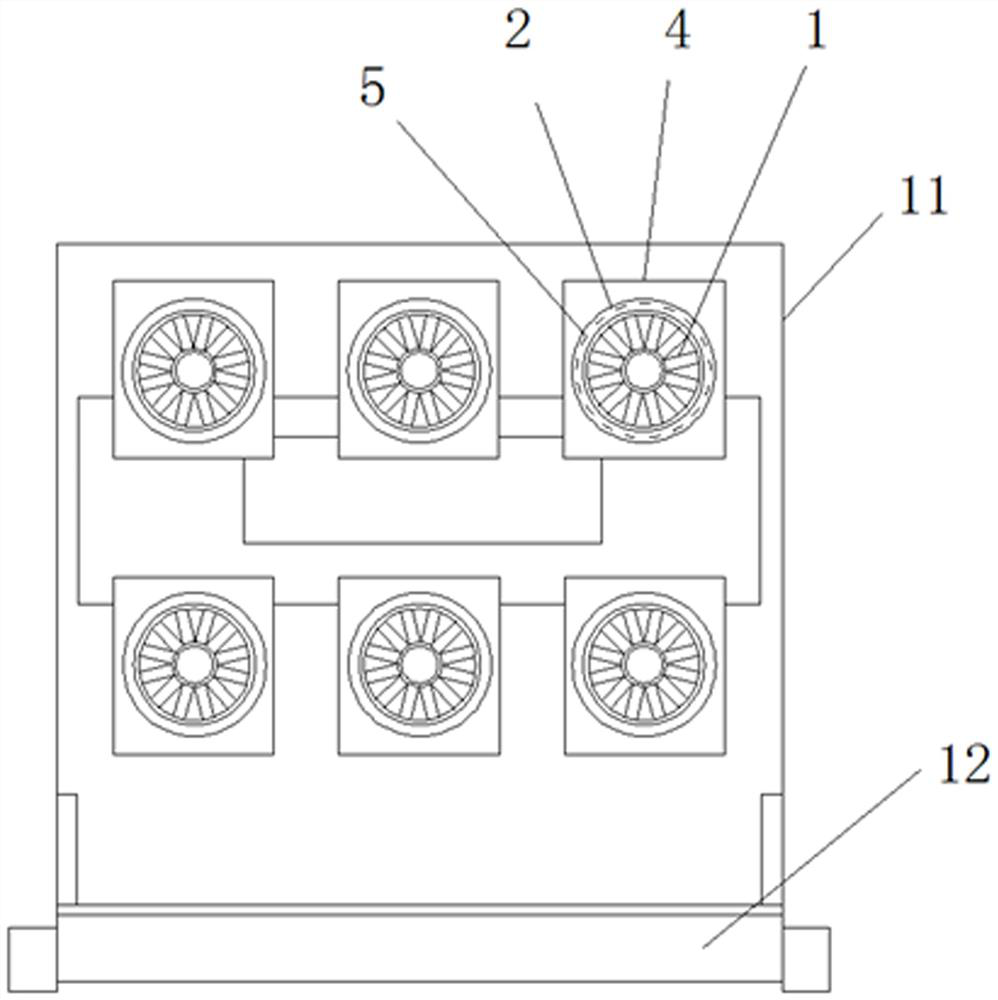 Full-automatic nuclear phase device of universal switch cabinet and using method thereof