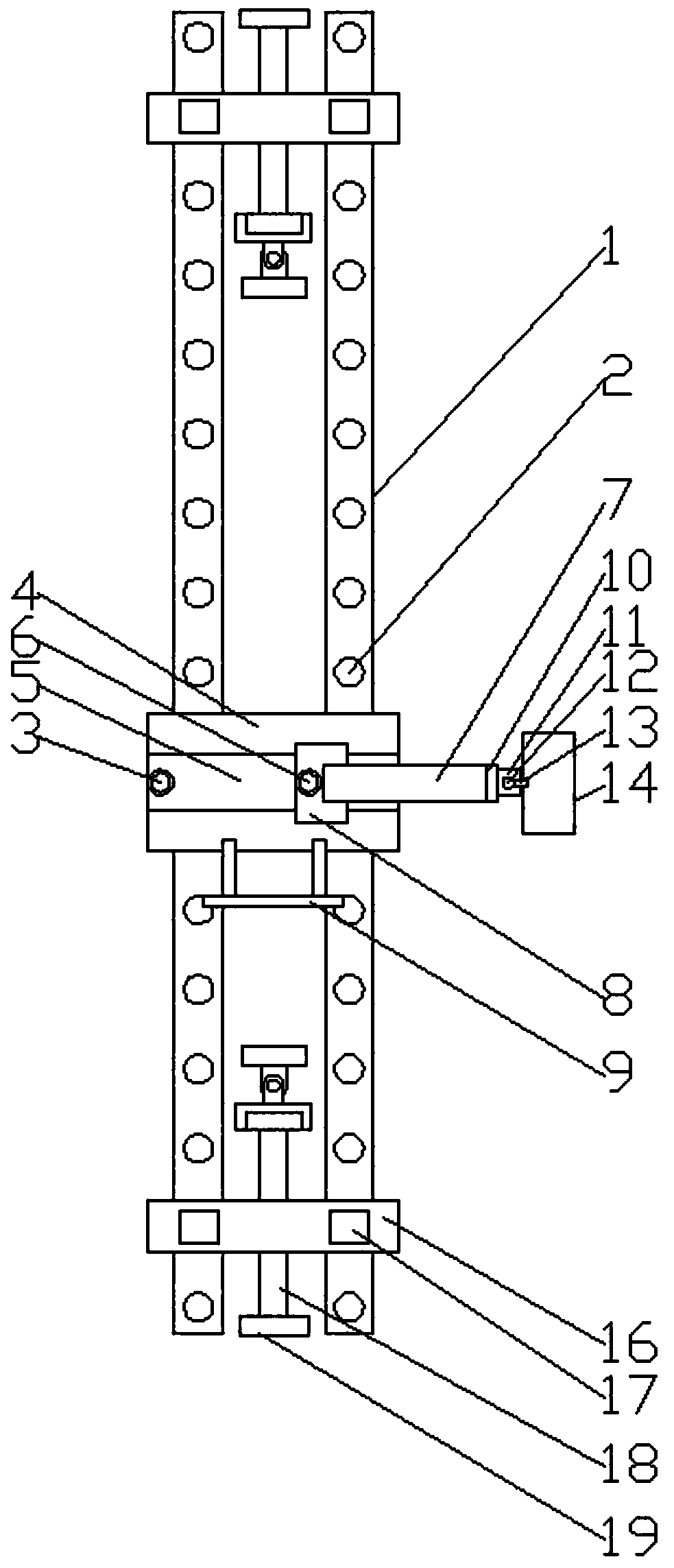 Precast slab cutting device for construction site