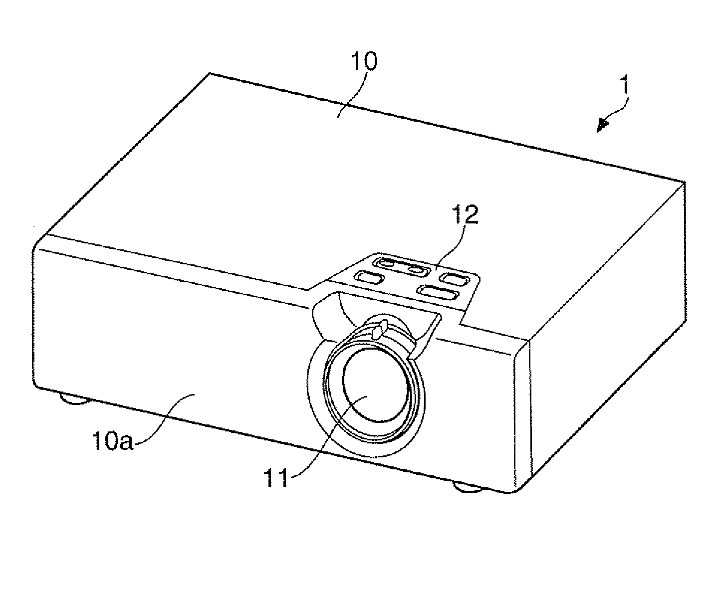 Electronic apparatus housing cover, electronic apparatus, and projector