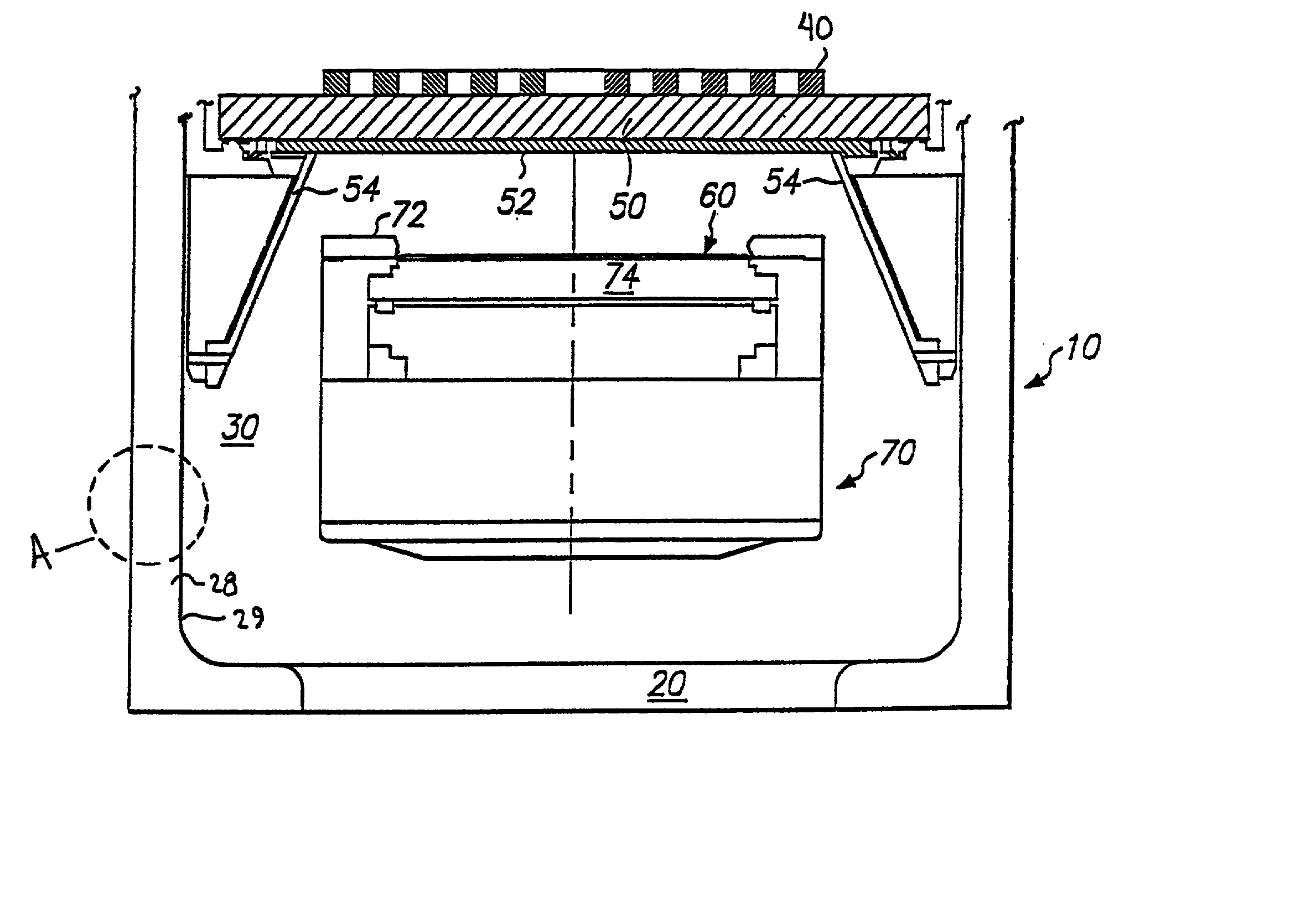 Carbonitride coated component of semiconductor processing equipment and method of manufacturing thereof