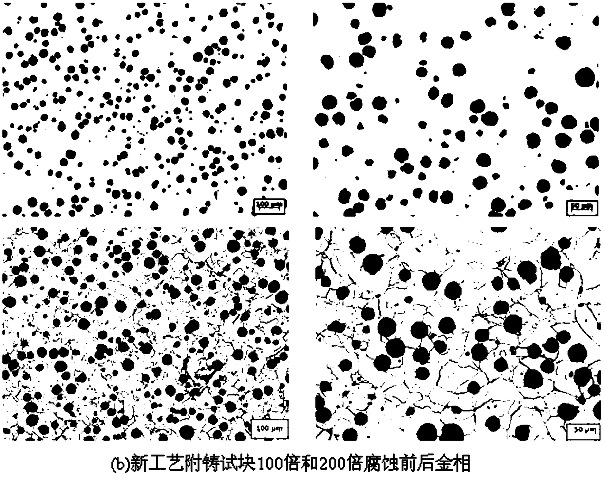 A kind of spheroidizing inoculation treatment process of nodular cast iron