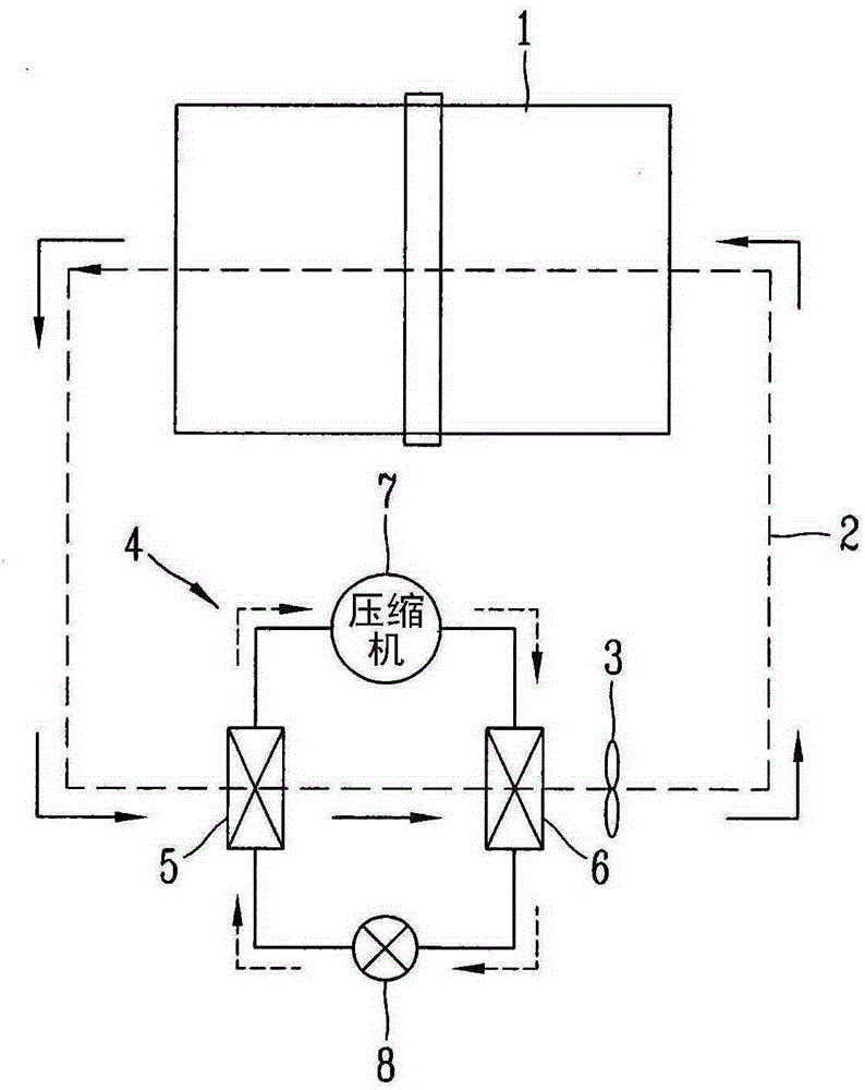 Clothes treating apparatus with a heat pump cycle