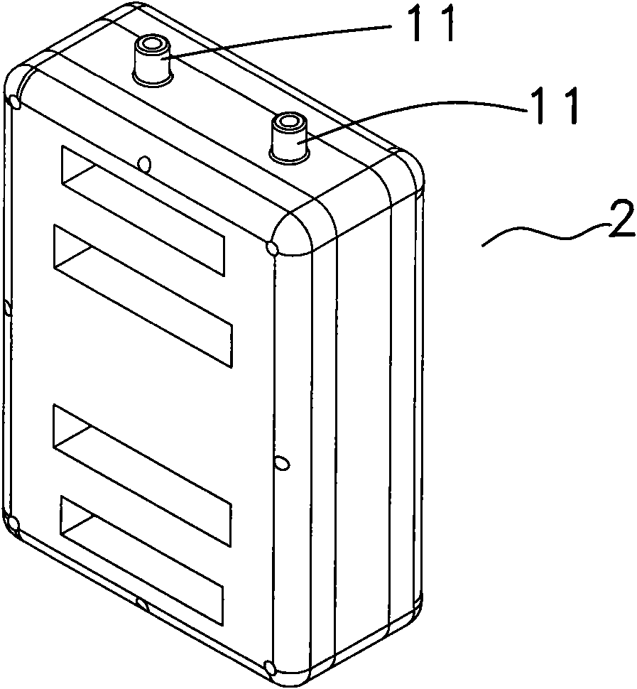 Liquid heating device, core of the said device and a fabricating method thereof