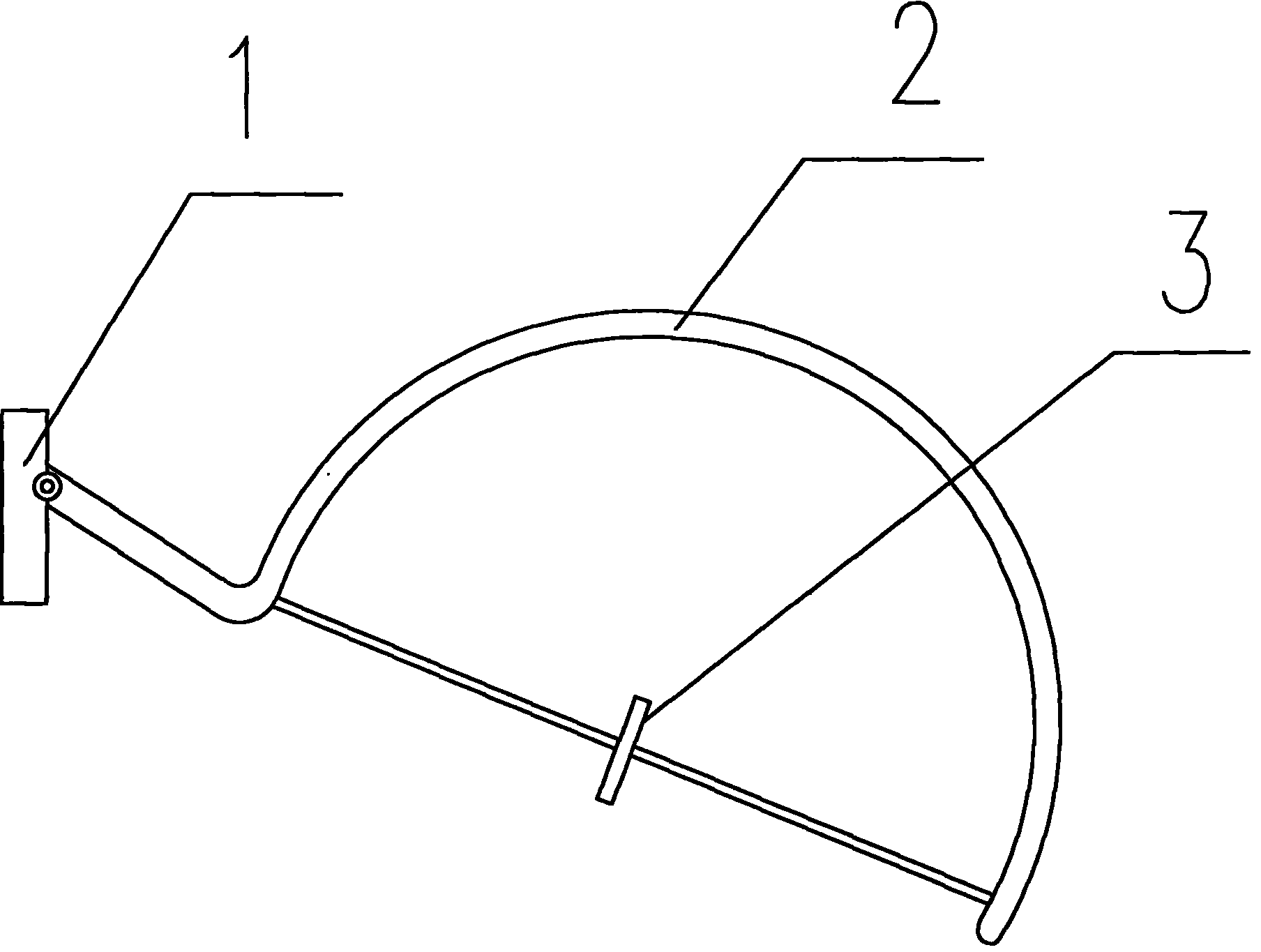 Expanding bracket for nostril hemostasis