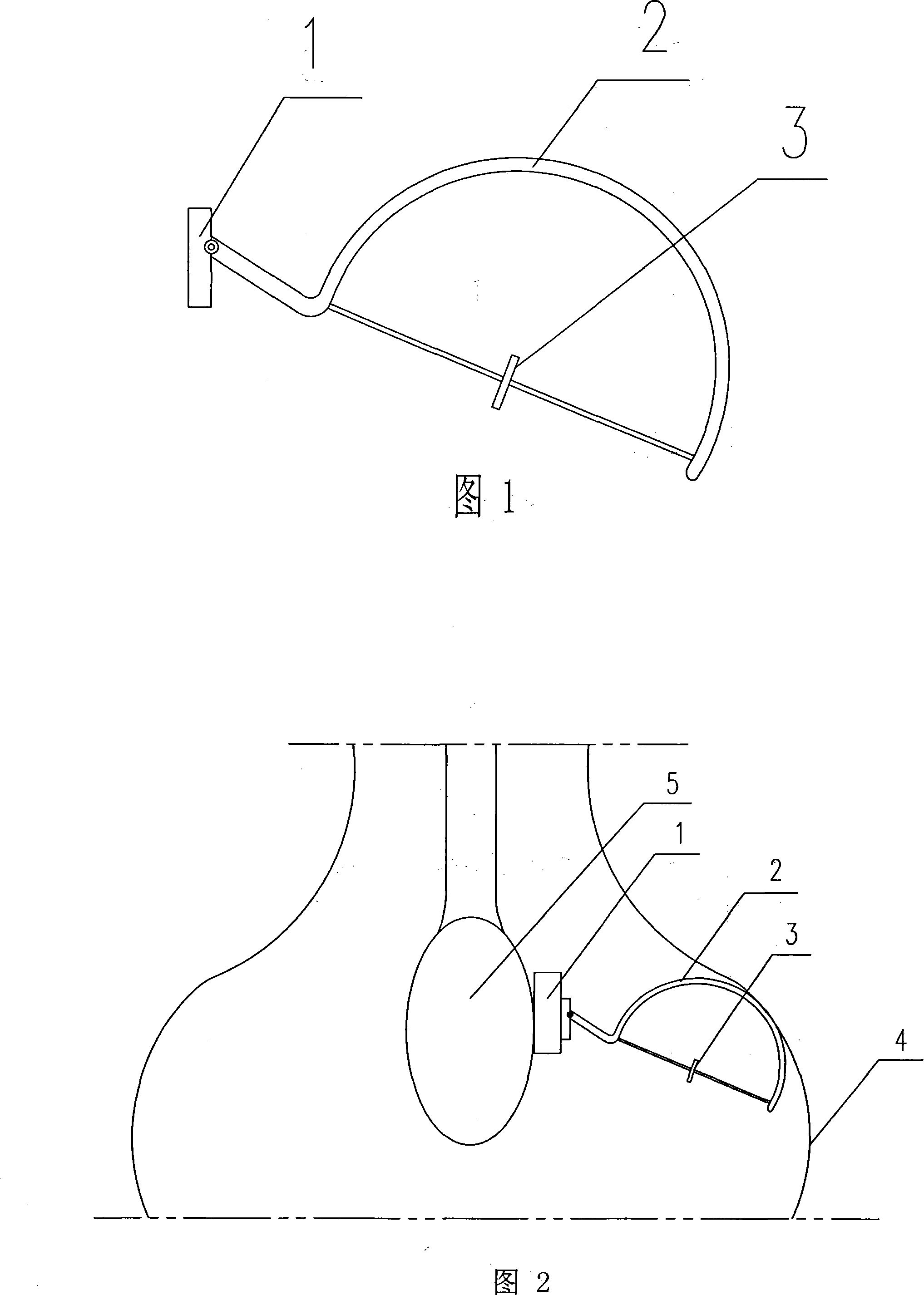 Expanding bracket for nostril hemostasis