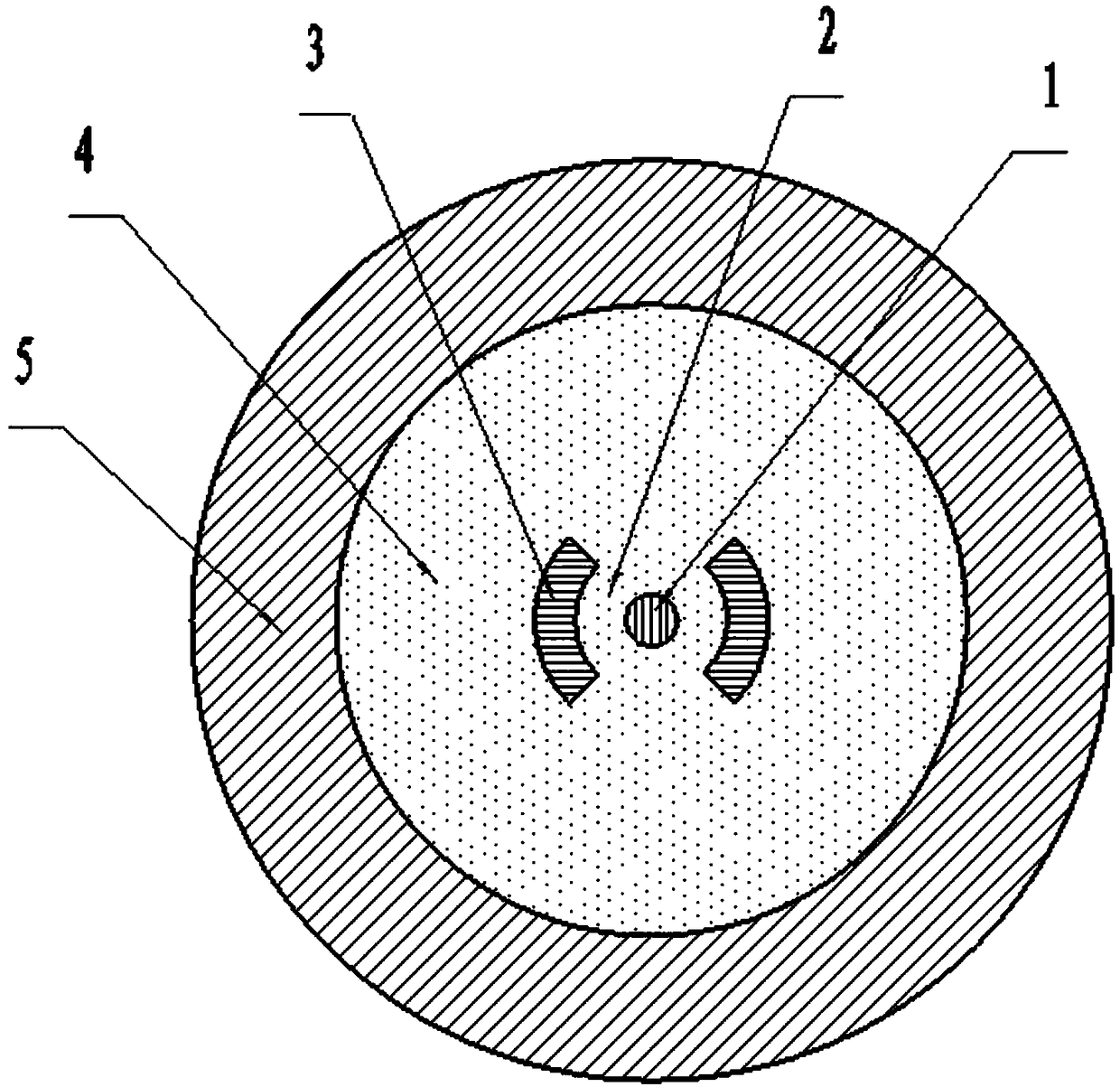 A manufacturing method of bow-tie optical fiber preform with small stress zone for torsion