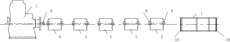 Method for centering of shafting of reamer of dredger