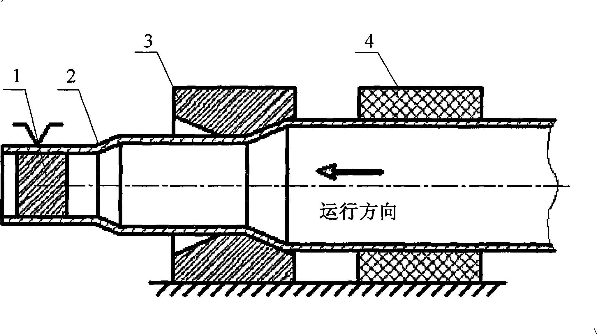 Method for processing reducer pipe by integral cold drawing molding