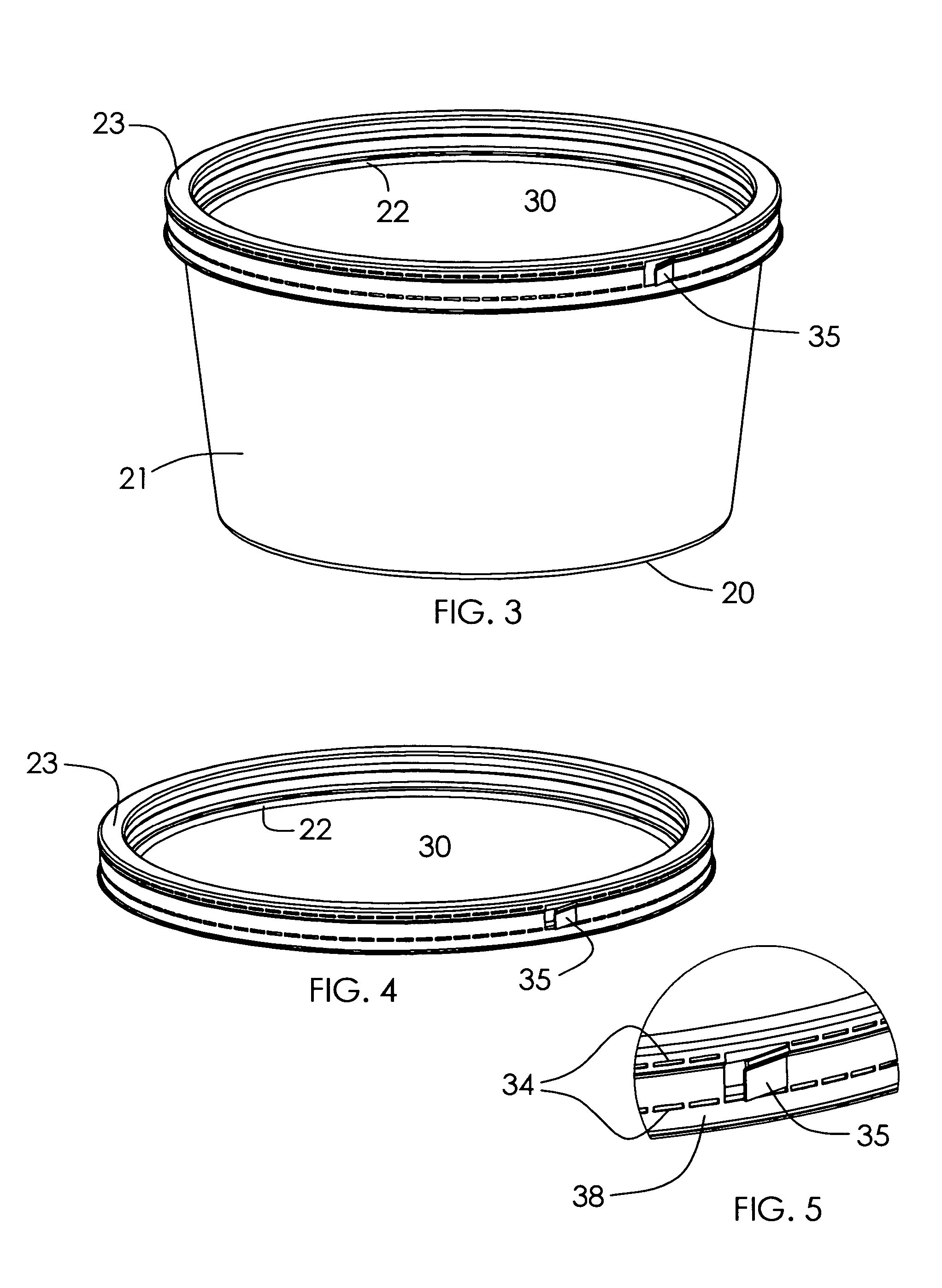 Tamper-indicating food container lid
