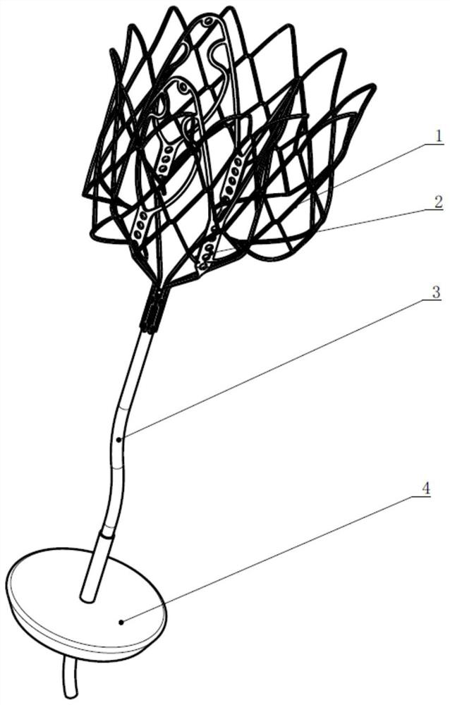 Heart valve replacement prosthesis and locking and fastening cardiac apex pad thereof