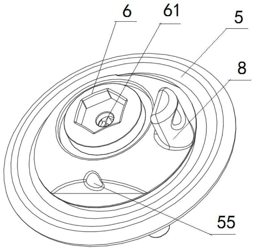 Heart valve replacement prosthesis and locking and fastening cardiac apex pad thereof