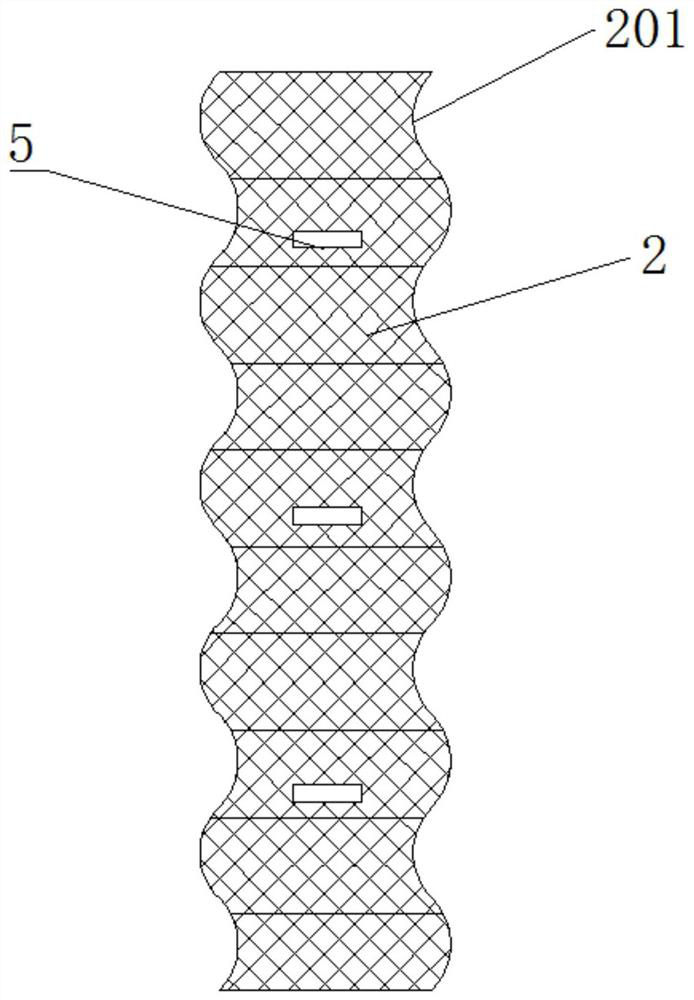 Novel bath ball structure and processing method thereof