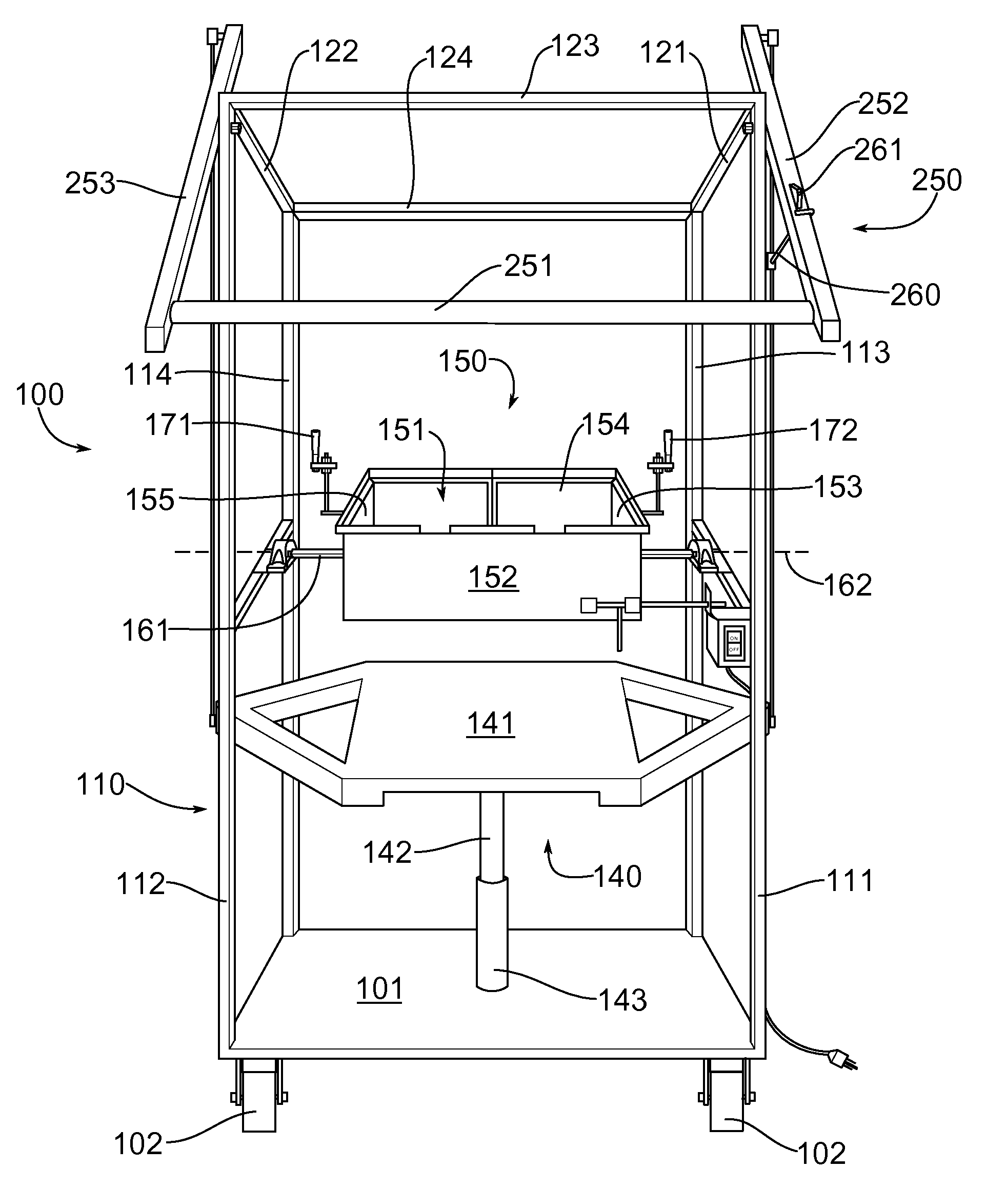 Portable egg candling and containment transfer apparatus and method