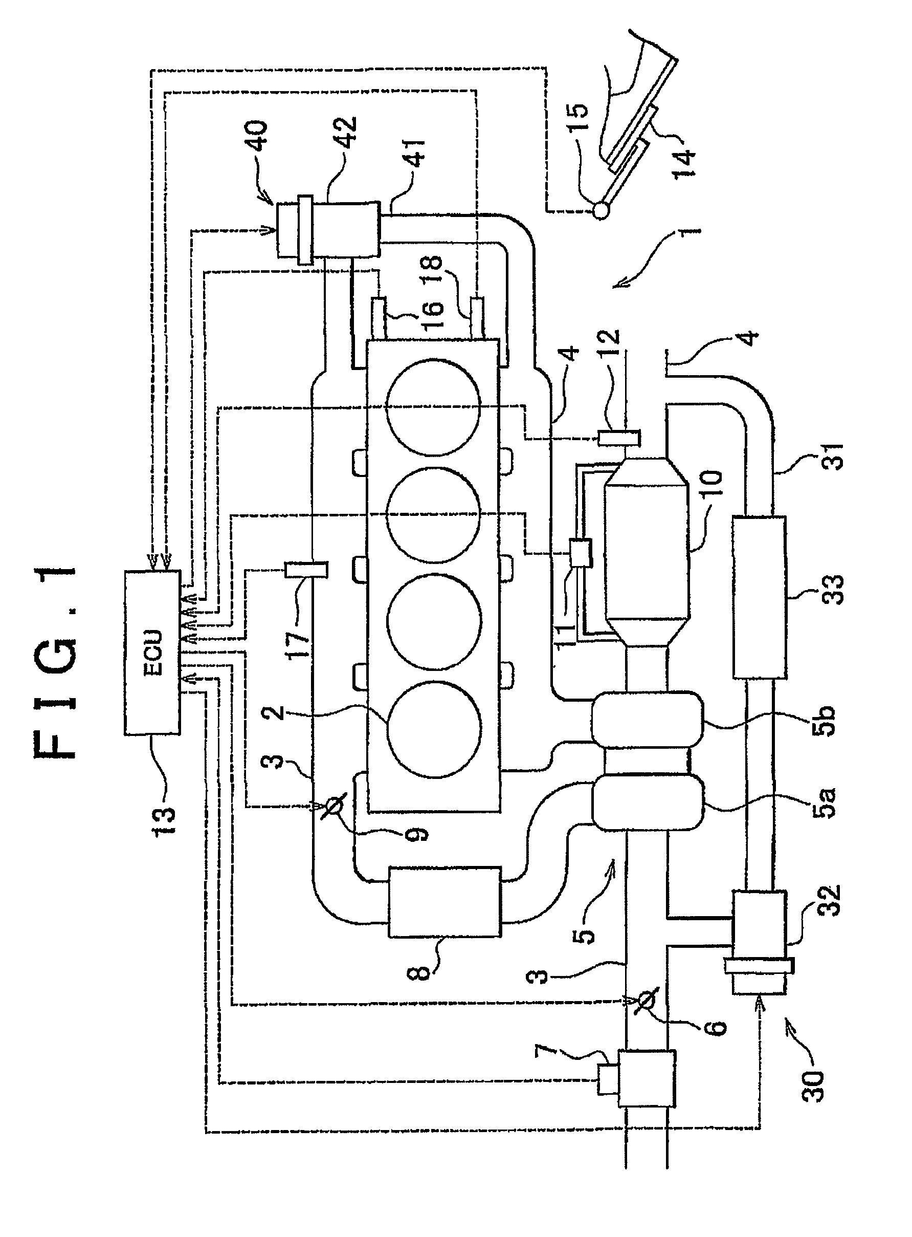 Exhaust gas recirculation apparatus of an internal combustion engine and control method thereof