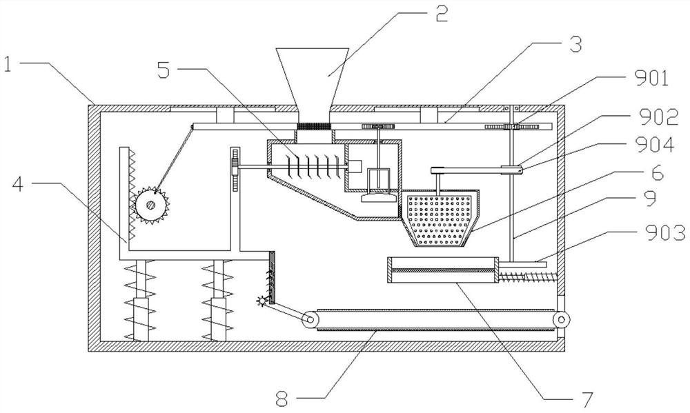 Mineral pigment grinding device for art pigment preparation