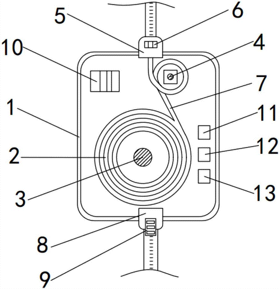 Adaptive multifunctional cow chest circumference measuring device and system