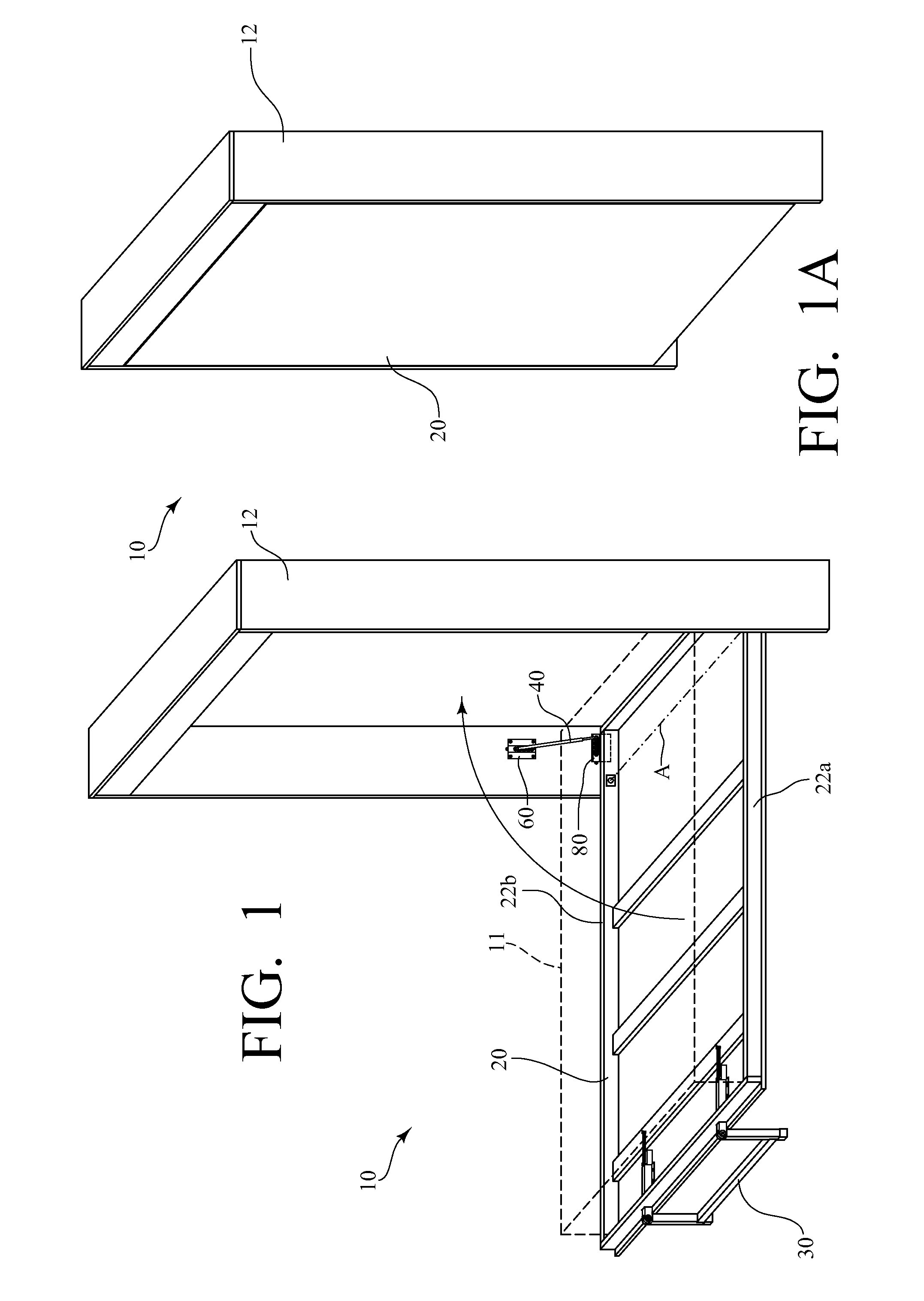 Counterbalancing assembly for folding furniture