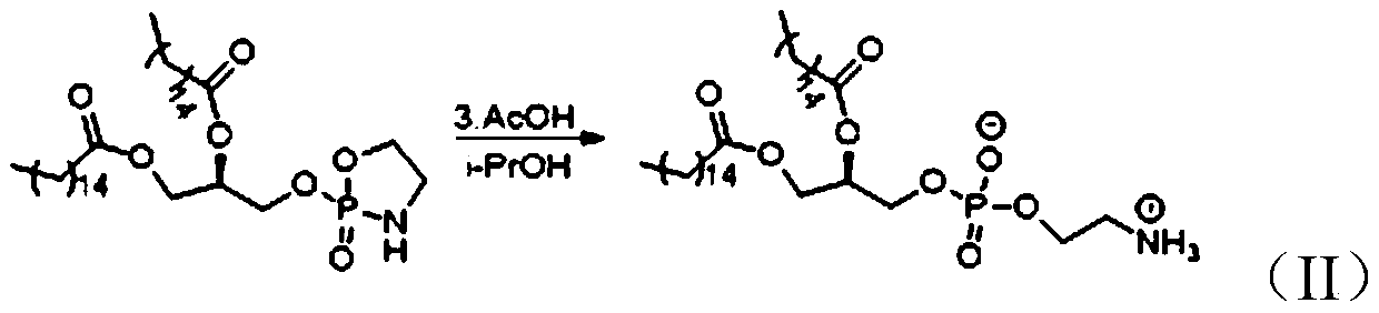 1,2-dipalmitoyl-SN-glycerol-3-phosphoethanolamine and preparation method thereof