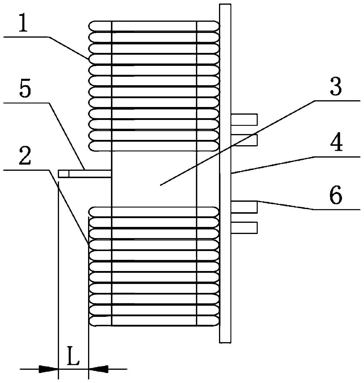 Two-in-one differential mode inductor