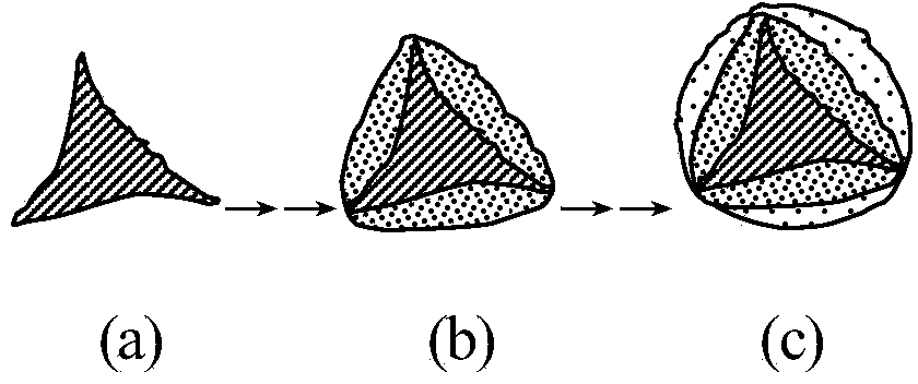 High mechanical strength foamed ceramic material and preparation method thereof