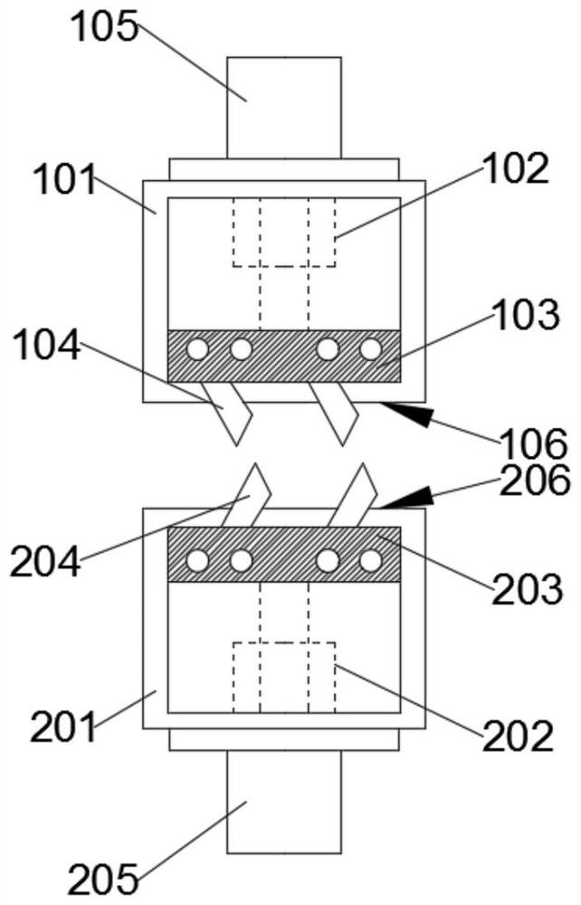 A wood-plastic wallboard dust-free cutting machine