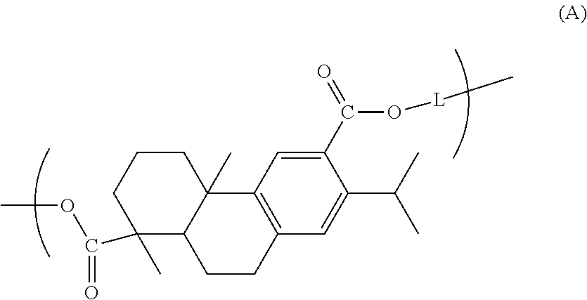 Dehydroabietic acid polymer, compact, method for producing dehydroabietic acid polymer, and dehydroabietic acid compound
