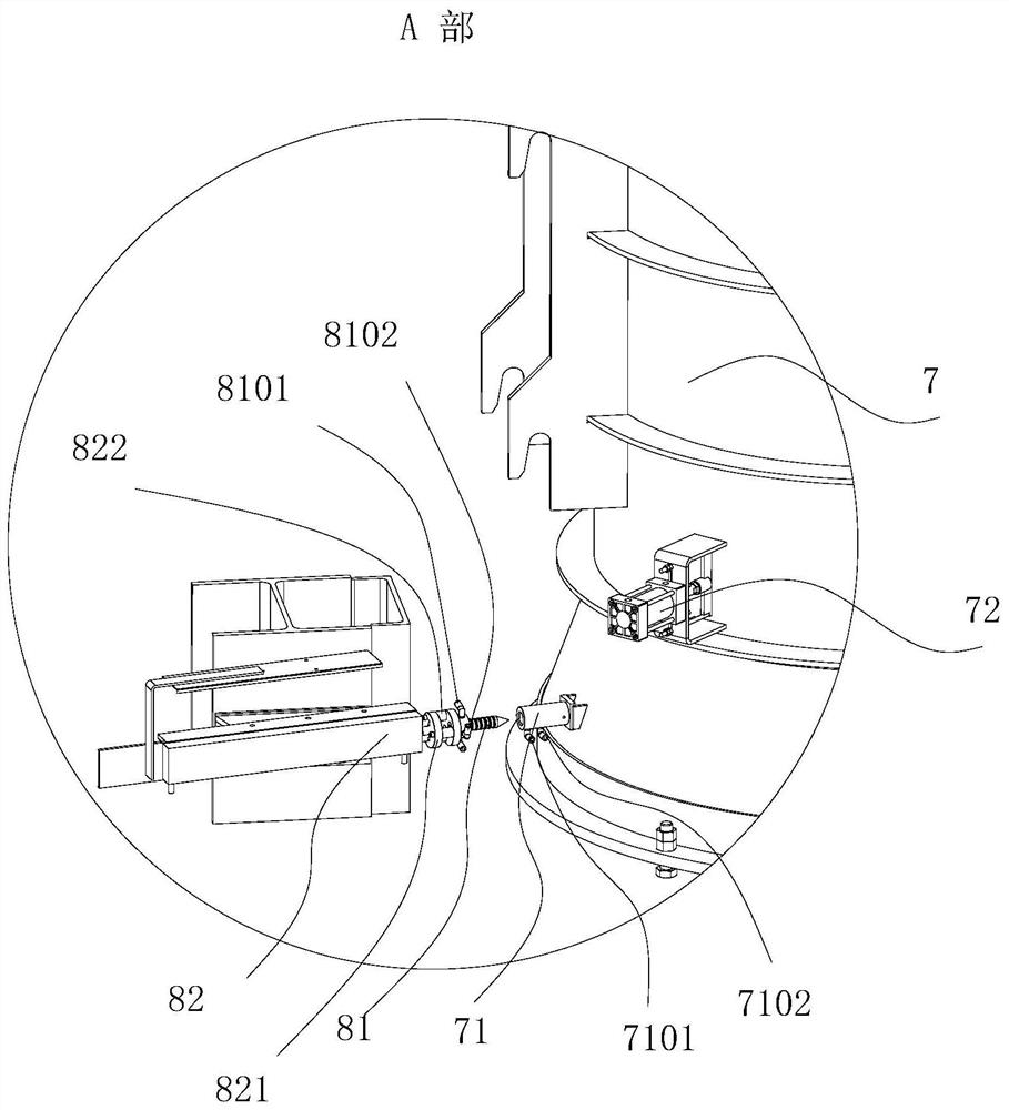 Radial extruder gas supply device, gas source adapter, radial extruder and machining method