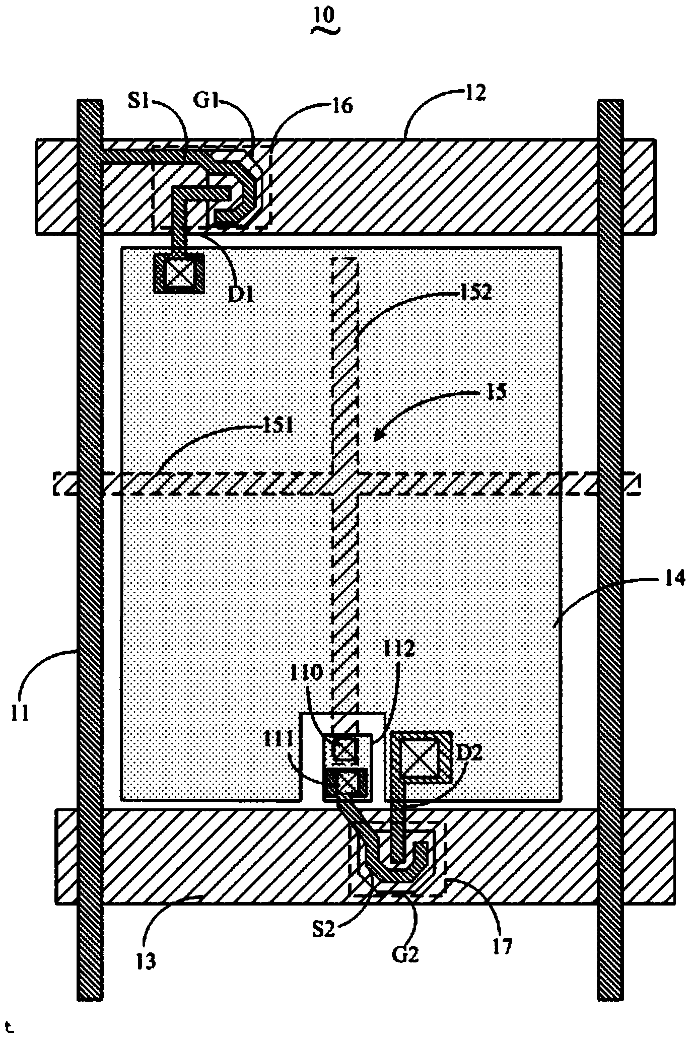 Liquid crystal display device as well as pixel structure and driving method thereof