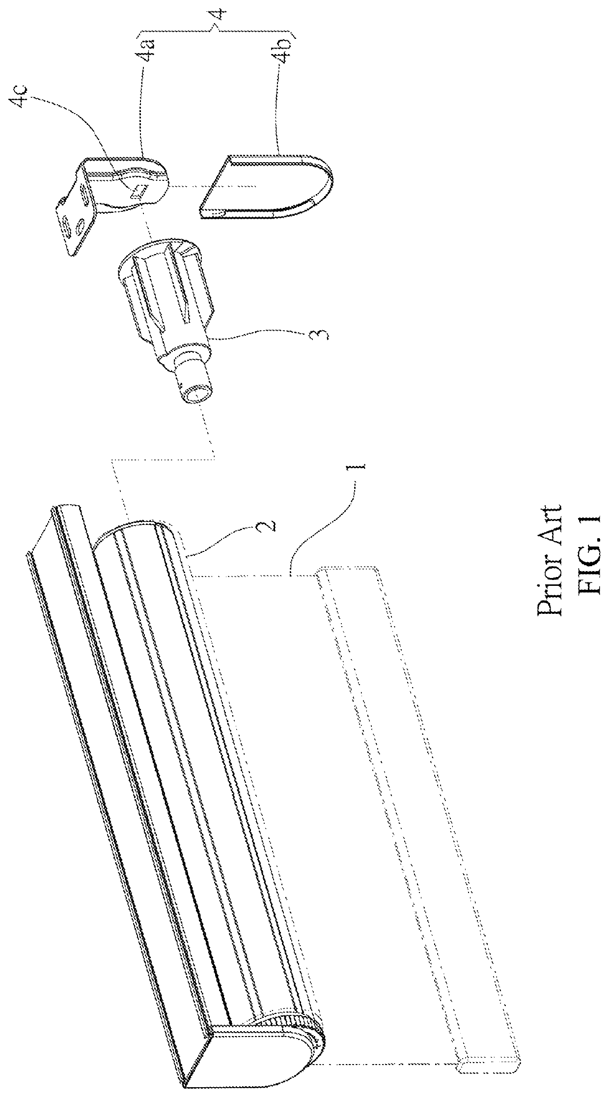 Support structure for roller for a shade