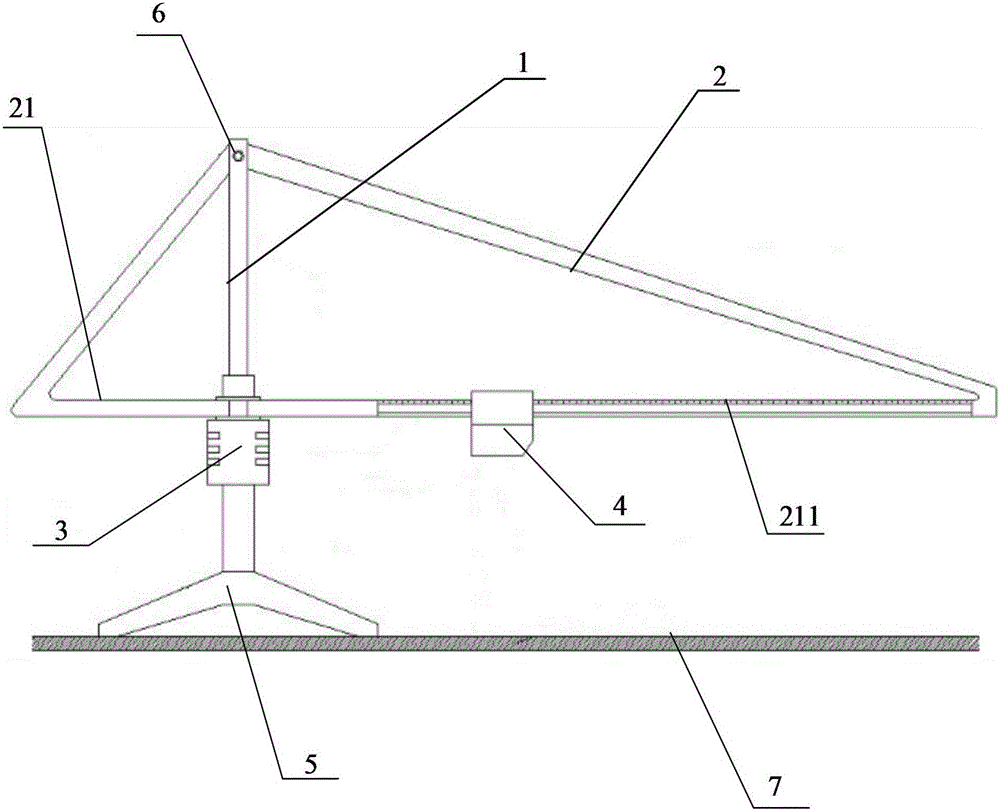 Moving ground flatness detecting device, detecting system and detecting method