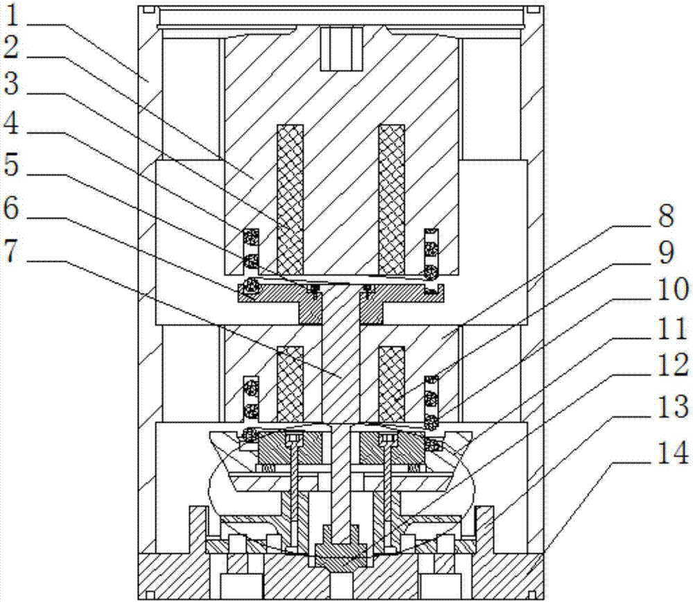 Coaxial dual-electromagnetic fuel gas injection valve with flowing sectional area adjustable