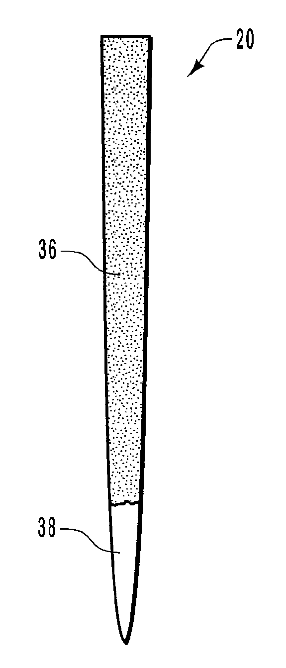 Water and sodium hypochlorite indicating endodontic monitoring devices
