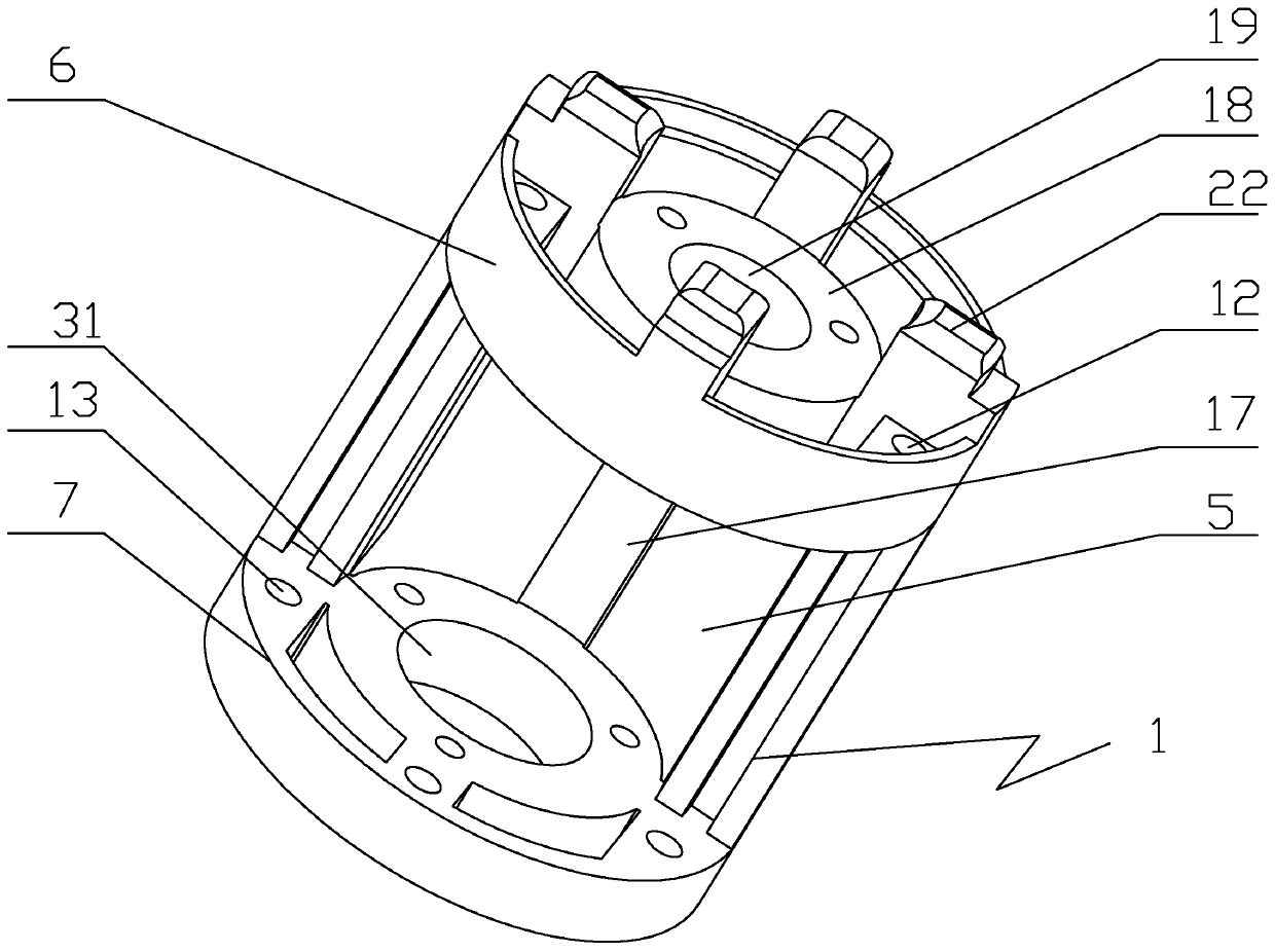 Split type fan