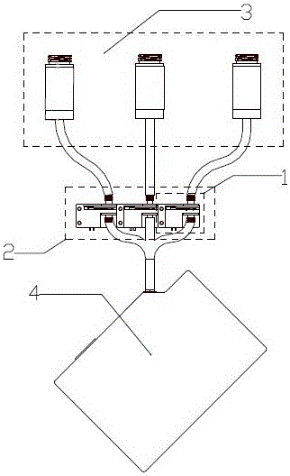 A multi-channel spectral measurement device and method based on multiplexing technology