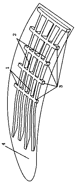 Rigid-flexible coupling unmanned aerial vehicle morphing wing and additive manufacturing method thereof