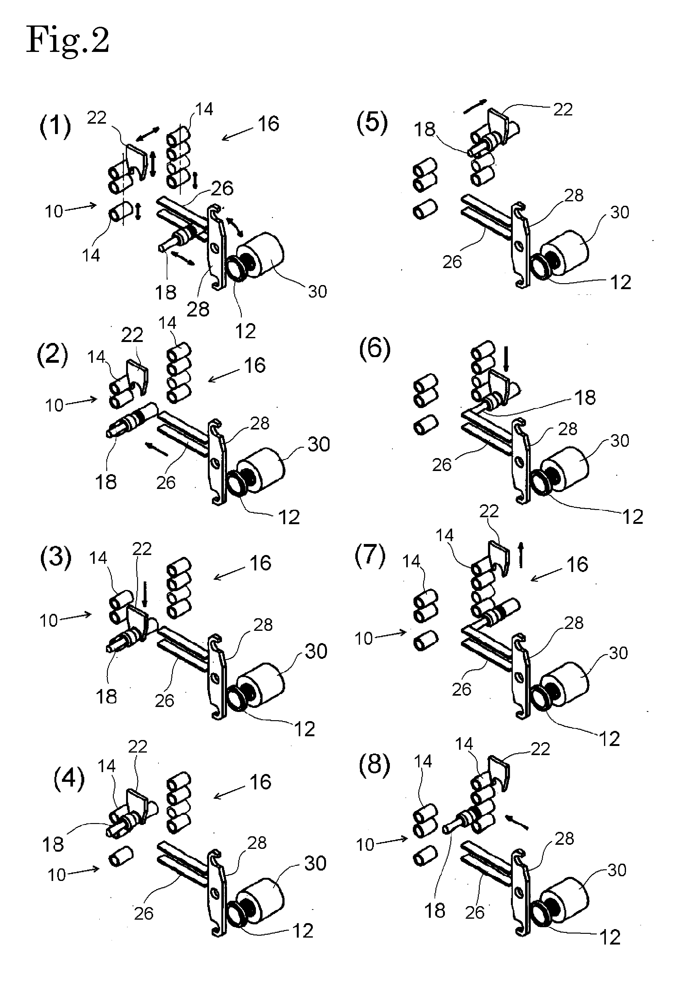 Automatic tool storing mechanism